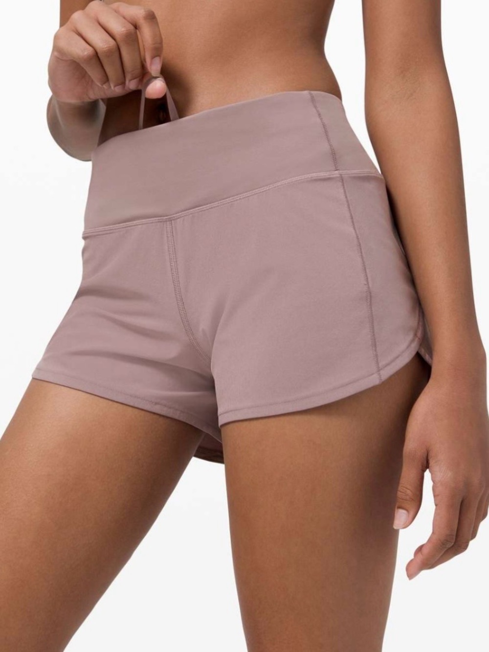 lululemon speed up short 4” long tall updated fit violet verbena 4 W7AYMT
